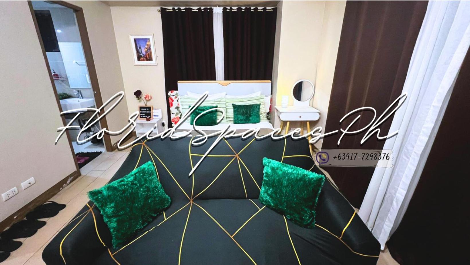 Two Palm Tree Villas Condominium - Studio 8Th Fl With Balcony - Across Terminal 3 Airport 파사이 외부 사진